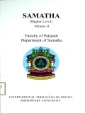 SAMATHA (Higher Level)(Vol.II)