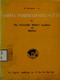Samma Paribbajaniya Sutta