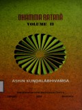 Dhamma Ratana Vol.II