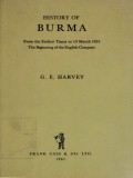 History of Burma