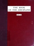 The Book of the Discipline Vol.III