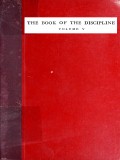 The Book of the Discipline Vol.V