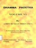 Dhamma Padetha Vol.VI
