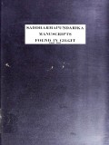 Saddharmapusdarika Manuscripts Found In Gilgit