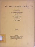 Pali Tipitakan Concordance Part III