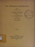 Pali Tipitakan Concordance Part V