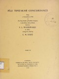 Pali Tipitakan Concordance Part VI