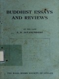 Buddhist Essays and Reviews