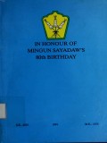 In Honour of Mingun Sayadaw's 80th Birthday