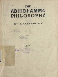 The Abhidhamma Philosophy Book I