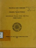 Practical Basic Execrises in Satipatthana Vipassana Meditation
