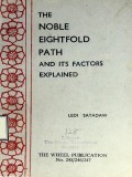 The Noble Eightfold Path and Its Factor Explained, Magganga Dipani