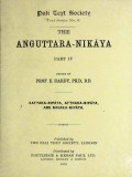 The Anguttara- Nikaya Part IV(Sattaka-Nipa, Atthaka-Nipata, and Navaka-Nipata)