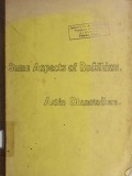 Some Aspects of Buddhism